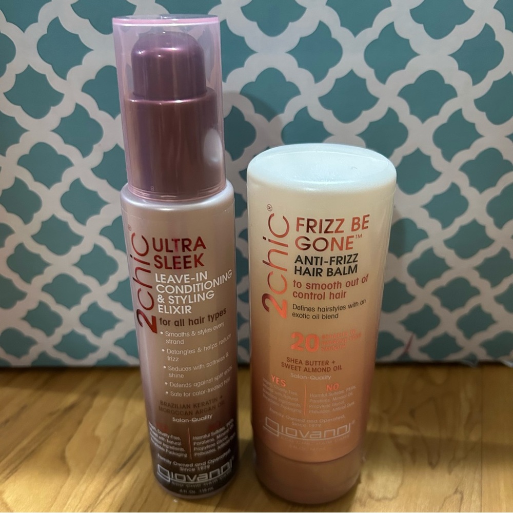2 Chic Frizz Control Hair Treatment Set